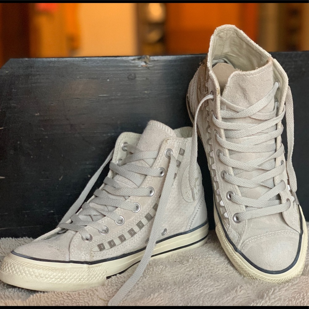 Studded High Top Converse